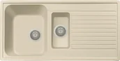 Zlewozmywaki - Zlew PLADOS ATLANTIC 99.15 SAHARA (szampan 55) (PL099155) - miniaturka - grafika 1