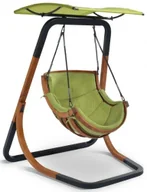 Fotele ogrodowe wiszące - Elior Zielony fotel wiszący do ogrodu B7-E75 - miniaturka - grafika 1