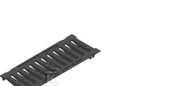 Akcesoria grzewcze - FASERFIX KS 150, ruszt żeliwny, kl.D400, szczelinowy SW 18 ( (1 szczelina o szer. 18mm) - miniaturka - grafika 1