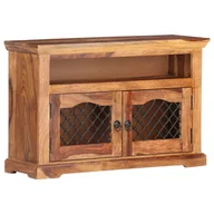 Szafki RTV - vidaXL Szafka pod TV 90x30x60 cm lite drewno sheesham 286393 - miniaturka - grafika 1