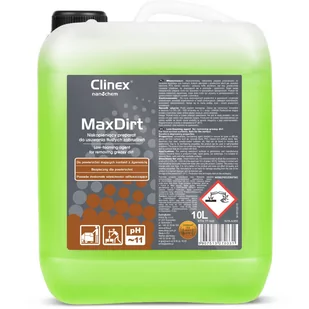 Clinex 4DIRT Do Usuwania Tłustych Zabrudzeń - 10L - Środki do kuchni i łazienki - miniaturka - grafika 1