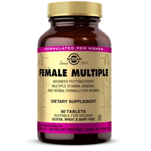 SOLGAR Female Multiple (60 tabl.) - Witaminy i minerały - miniaturka - grafika 1