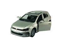 Samochody i pojazdy dla dzieci - MAISTO VW VOLKSWAGEN GOLF 7 VII GTI SREBRNY Z NAPĘDEM 1:38 - miniaturka - grafika 1
