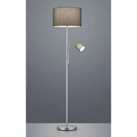 Lampy stojące - Trio HOTEL Popielata Lampa podłogowa stojąca 403900211 - miniaturka - grafika 1