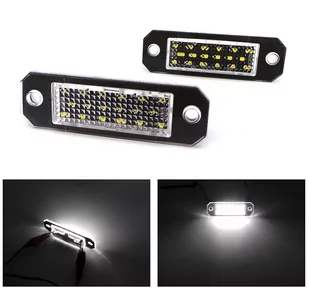 VW lampki tablicy rejestracyjnej LED 2x550lm, zestaw 2szt Caddy, Passat, Touran, Transporter - Oświetlenie samochodowe - akcesoria - miniaturka - grafika 1