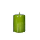 Świece - Świeca klasyczna walec stołowa oliwkowa 90 x 58mm - miniaturka - grafika 1