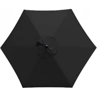 Parasole ogrodowe - Parasol zamienny (3 m), parasol ogrodowy 6-ramienny, czarny - miniaturka - grafika 1