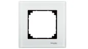 Klawisze i ramki - Schneider MERTEN RAMKA SZKLANA JEDNOKROTNA M-ELEGANCE BRYLANTOWA SYSTEM M MERTEN MTN404119 - miniaturka - grafika 1