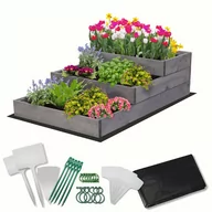 Szklarnie ogrodowe - Skrzynia na warzywa warzywniak inspekt IMPREGNOWANY 60x90 ZESTAW ECO / Wamar-Sosenka - miniaturka - grafika 1