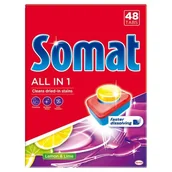 Środki do zmywarek - Somat All in 1 Tabletki do zmywarki Lemon & Lime 48 szt. - miniaturka - grafika 1