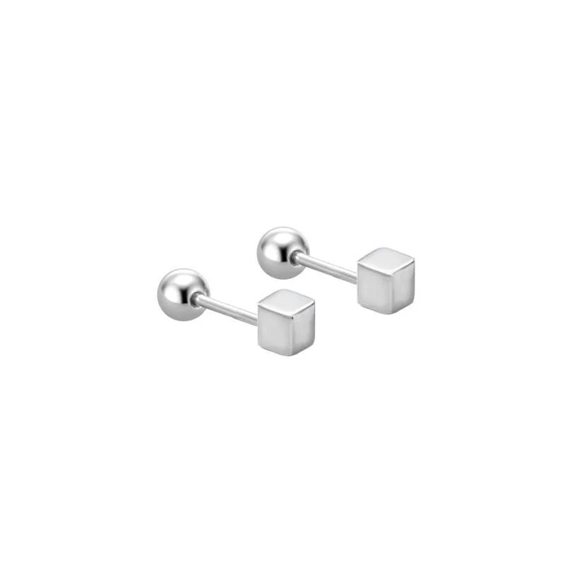 Kolczyki Helix Cube