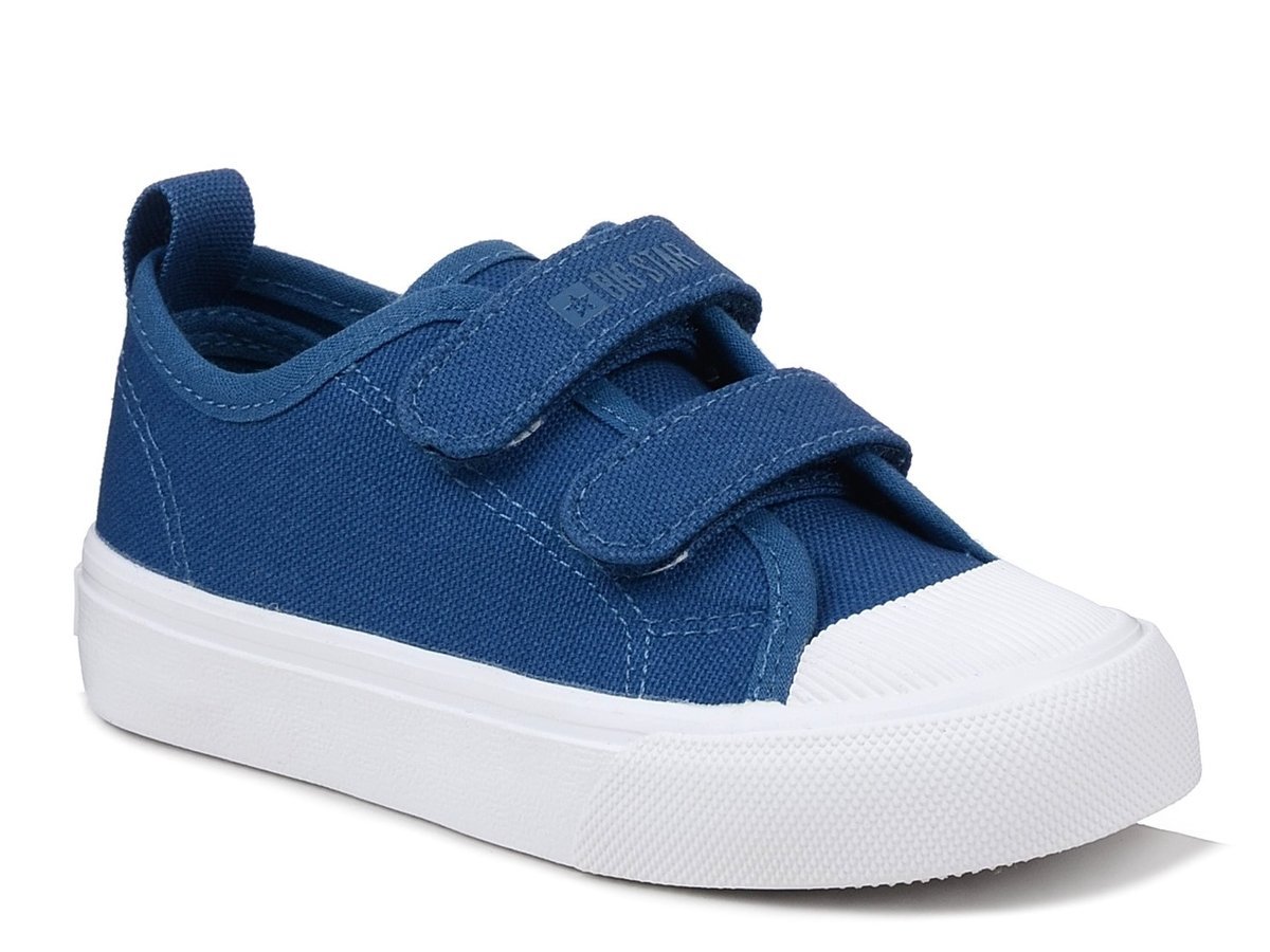 Trampki dziecięce granatowe Big Star TT374159 na rzepy tekstylne niskie-25