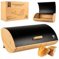 Herbata - Chlebak Zestaw Pojemników Na Żywność Kawa Herbata Cukier Chlebak Czarny - miniaturka - grafika 1