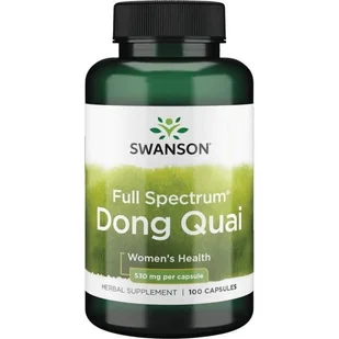 SWANSON Dong Quai (dzięgiel chiński) 530mg - (100 kap) - Witaminy i minerały - miniaturka - grafika 1