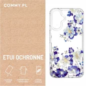 Etui i futerały do telefonów - Przezroczyste mocne etui kwiaty Commy iPhone 16 Plus Case plecki - miniaturka - grafika 1