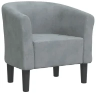Fotele - Ciemnoszary fotel klubowy do salonu - Jivo - miniaturka - grafika 1