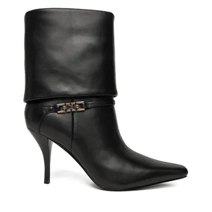 Botki Guess FLFNXX LEA10 Czarny - Botki damskie - miniaturka - grafika 1