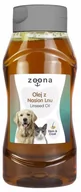 Suplementy i witaminy dla psów - Zoona Olej z Nasion Lnu 500ml dla Psa Kota Skóra Sierść - miniaturka - grafika 1