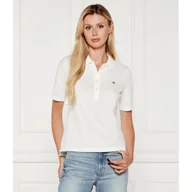 Koszulki i topy damskie - Gant Polo Slim Fit pique - miniaturka - grafika 1