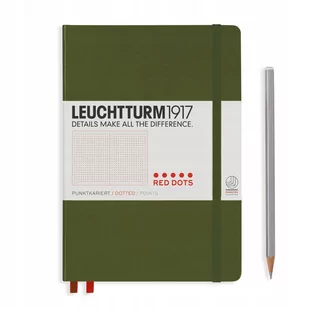 Leuchtturm1917 Notatnik Red Dots Medium A5 Kropka - Notesy i bloczki - miniaturka - grafika 1