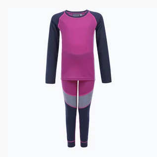 Bielizna sportowa męska - Bielizna termoaktywna dziecięca Color Kids Ski Underwear Colorblock różowo-czarna 740777.5885 | WYSYŁKA W 24H | 30 DNI NA ZWROT - grafika 1