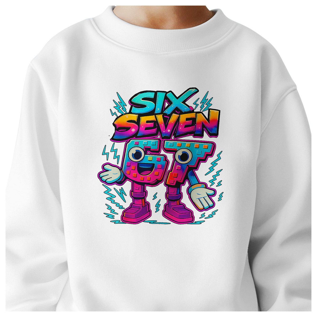 BLUZA DZIECIĘCA 67 SIX SEVEN VIRAL DLA CHŁOPCA DZIEWCZYNKI 110-116