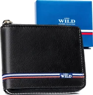 Portfele - Always Wild Skórzany portfel męski na zamek - Always Wild NoSize - miniaturka - grafika 1