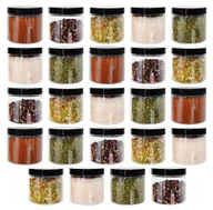 Pojemniki kuchenne - PLASTIKOWY POJEMNIK SŁOIK NA PRZYPRAWY 200ML - miniaturka - grafika 1