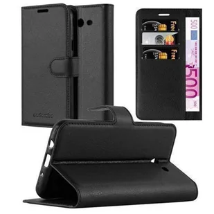 Etui Cadorabo do Samsung Galaxy J5 2017 w wersji US w kolorze PHANTOM BLACK z magnetycznym zapięciem, funkcją podstawki i miejscem na kartę Etui ochronne Etui Book Flap Style - Etui i futerały do telefonów - miniaturka - grafika 1
