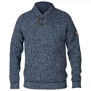 Swetry męskie - Lada sweter męski, niebieski, M 81346-555 - grafika 1
