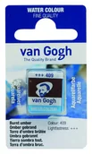 Farby i media malarskie - Talens Van Gogh Aquarel Farba kostki 409 Burnt Umb - miniaturka - grafika 1