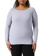 Koszulki i topy damskie - Triumph Women's Flex Smart Top LSL EX górna część piżamowa, Morandi Grey, XS - miniaturka - grafika 1