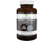Witaminy i minerały - Medverita, Suplement diety, Mumio / Shilajit Ekstrakt 20% Kwasów Fulwowych, 60 kapsułek - miniaturka - grafika 1
