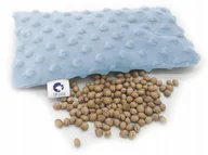 Termofory - Termofor Z Pestek Wiśni Na Ból Minky babyblue LiLo - miniaturka - grafika 1