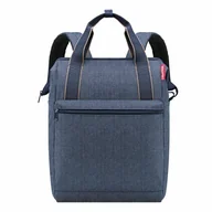 Plecaki - reisenthel Allrounder R large Plecak 45.5 cm herringbone dark blue - miniaturka - grafika 1