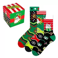 Skarpetki męskie - ZOOKSY Skarpetki Długie Świąteczne Damskie i Męskie Unisex UGLY SOCKS BOX 41-46 - miniaturka - grafika 1