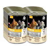 Mokra karma dla psów - PetRepublic karma monoproteinowa z kurczaka dla kota, kawałki w sosie 10x400g - miniaturka - grafika 1