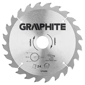 Akcesoria do elektronarzędzi - GRAPHITE Tarcza do pilarki, widiowa, 190 x 30 mm, 24 zęby - miniaturka - grafika 1