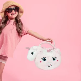 Pluszowa Torebka Z Maskotką Jednorożec Dla Dzieci - Maskotki i pluszaki - miniaturka - grafika 1