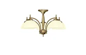 Lampy sufitowe - Niski mosiężny żyrandol 5-punktowy C-S5K - miniaturka - grafika 1