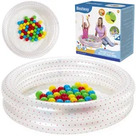 Zabawy w naśladowanie dorosłych - Bestway Basenik z kulkami 0,91cm x 0,20m 51141 - miniaturka - grafika 1