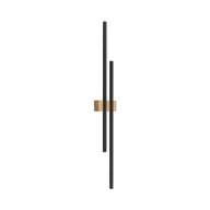 Lampy ścienne - FLASH WOOD SOSNA KINKIET 2 LED - miniaturka - grafika 1
