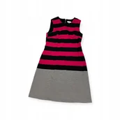 Sukienki - Sukienka damska na szerokich ramiączkach Calvin Klein 8 M - miniaturka - grafika 1