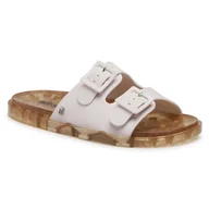 Klapki i japonki damskie - Klapki MELISSA - Wide Ad 32950 White/Rice Husk 53843 - miniaturka - grafika 1