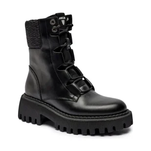 Marc Cain Skórzane botki - Botki damskie - miniaturka - grafika 1