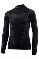 Odzież sportowa dziecięca - Bluza termoaktywna dziecięca Junior Brubeck Thermo LS1612J czarny - miniaturka - grafika 1