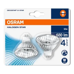 Osram Żarówka DECOSTAR 51 STAR 50W WFL BLACK FRIDAY Od 24 do 26 listopada 50W - Halogeny - miniaturka - grafika 1