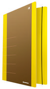 Teczki i skoroszyty - Donau Teczka z gumką kartonowa A4 500g LIFE żółta /2060001FSC-11/ DN1163-6 - miniaturka - grafika 1