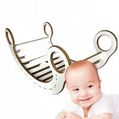 Skoczki dla dzieci - Drewniany Bujak Montessori - miniaturka - grafika 1