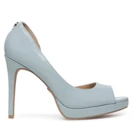 Czółenka - Szpilki Nine West WFA2733-1 Błękitny - miniaturka - grafika 1